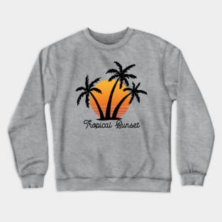 Tropical Sunset Crewneck Sweatshirt